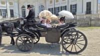 Carrozze e cavalli a Stupinigi per rievocare la Regina Margherita
