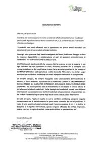 NOTA STAMPA DEL 26-8-2025 | COMANDO CARABINIERI PER LA TUTELA AGROALIMENTARE DI ROMA