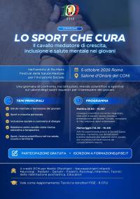 Aperte iscrizioni convegno “ Lo Sport che cura: il cavallo mediatore di crescita, inclusione e salute mentale nei giovani Aperte iscrizioni convegno “ Lo Sport che cura: il cavallo mediatore di crescita, inclusione e salute mentale nei giovani