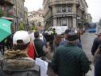 A Padova un cavallo ha guidato la manifestazione