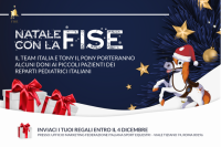 Tony il pony visita gli ospedali insieme agli atleti Fise Tony il pony visita gli ospedali insieme agli atleti Fise
