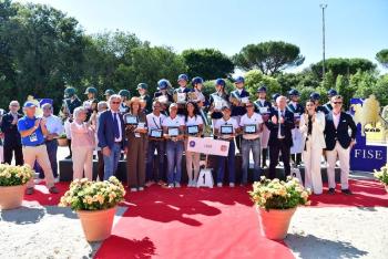 Piazza di Siena,  Lazio vince la Coppa del Presidente Pony
