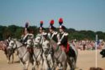 La Venaria Reale, entusiasmo tra gli 8.000 spettatori <br>per il suggestivo Carosello dei Carabinieri