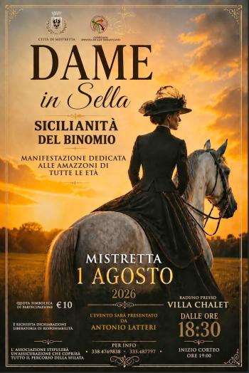 Mistretta il 1 Agosto 2026  dalle 18,30,  al via  