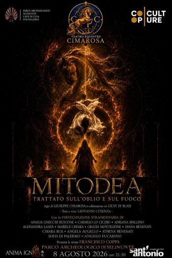 Selinunte, va in scena MITODEA. Trattato sull’Oblio e sul Fuoco Selinunte, va in scena MITODEA. Trattato sull’Oblio e sul Fuoco