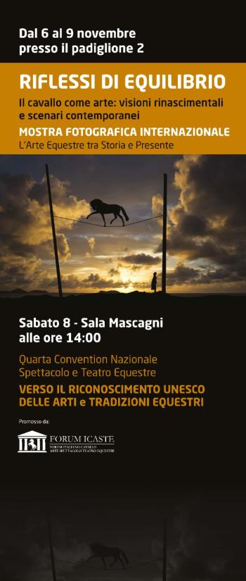 Forum Italiano Cavallo Arte Spettacolo e Teatro Equestre protagonista a Fieracavalli Forum Italiano Cavallo Arte Spettacolo e Teatro Equestre protagonista a Fieracavalli