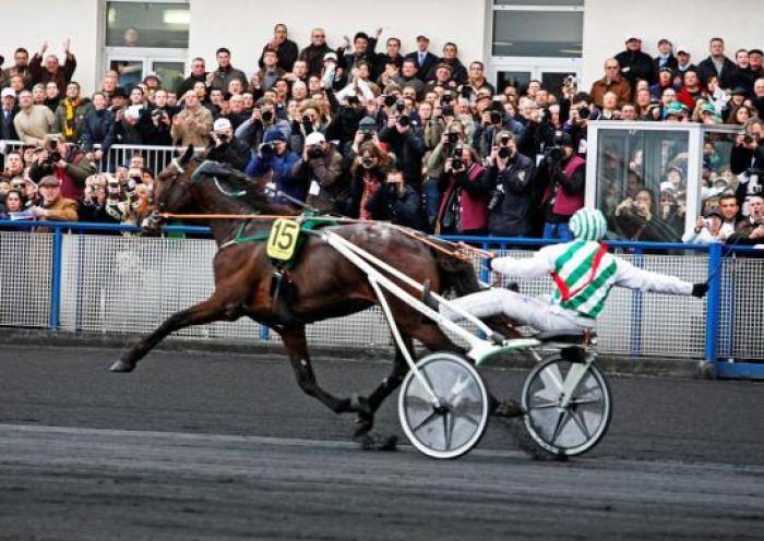 Il giro d\'onore di Franck Nivard e Meaulnes du Corta. Foto Stefano Grasso per cavallo2000