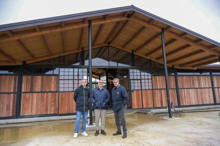 Il Presidente Fise Marco Di Paola in visita da Croceri Farm