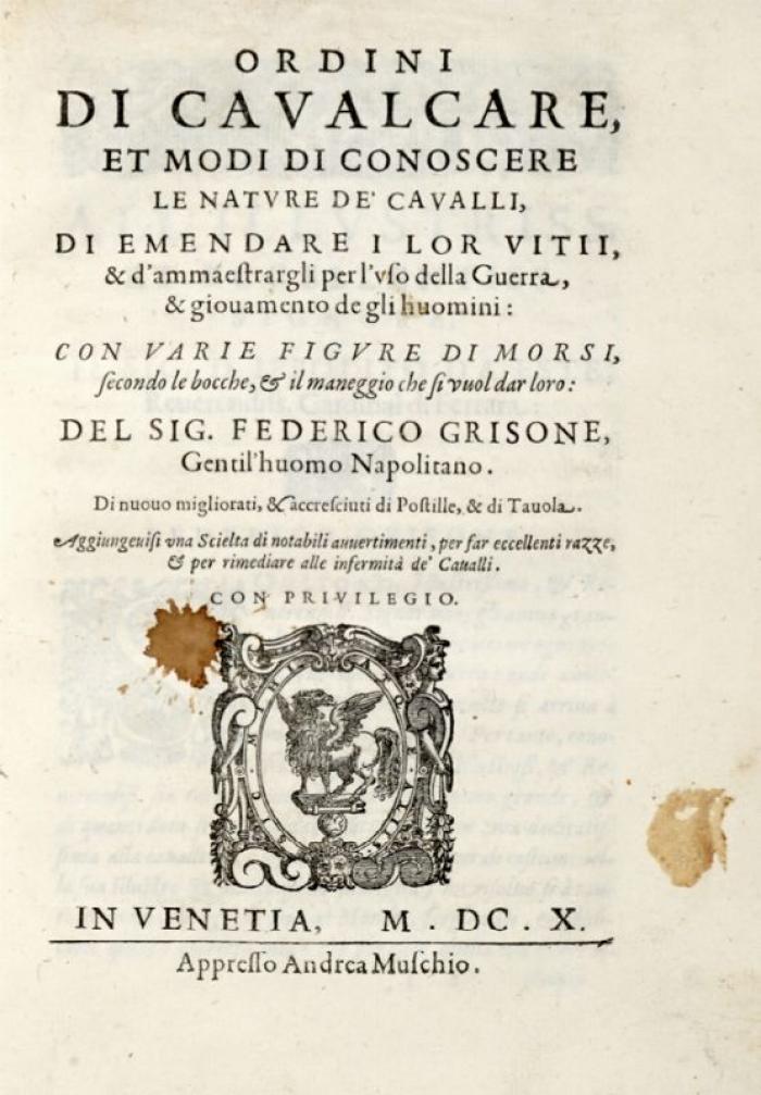 IL " BENESSERE DEL CAVALLO " ha pi&ugrave; di 500 anni