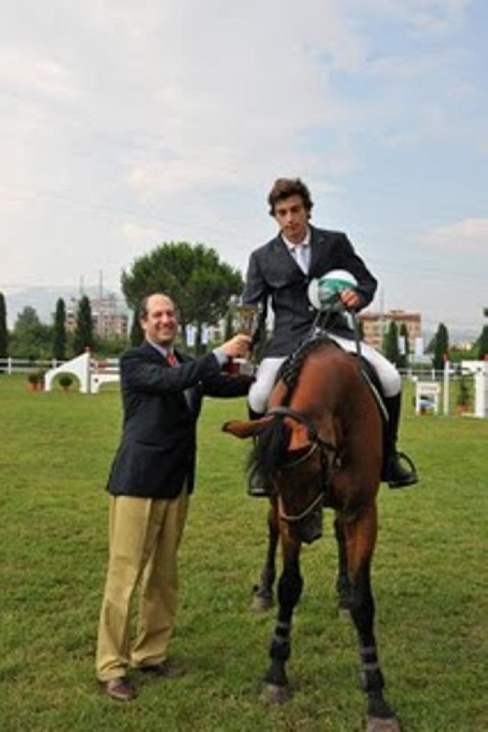 Filippo Baldini in premiazione