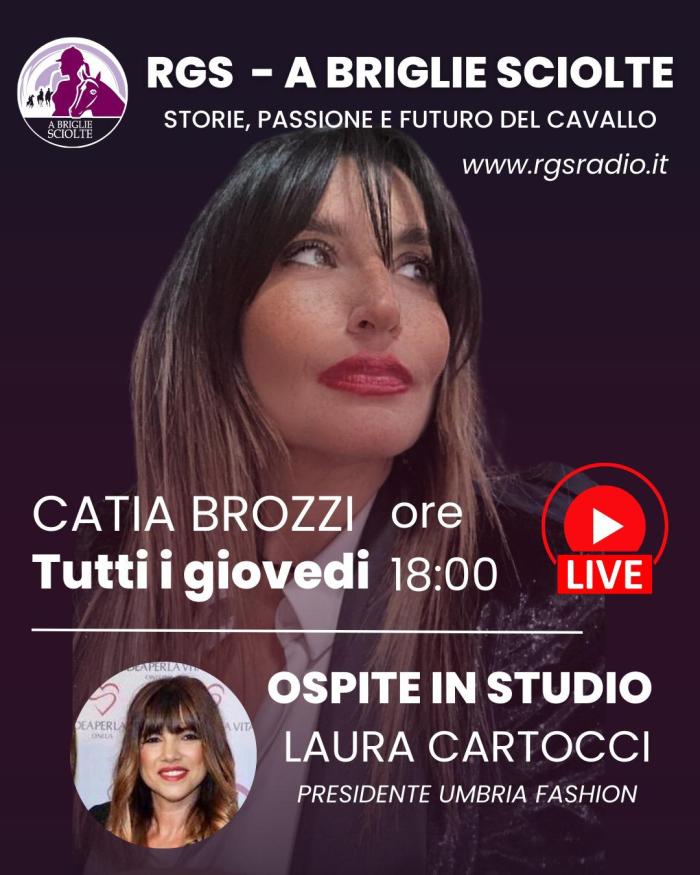 A Briglie Sciolte, nuova trasmissione per Catia Brozzi