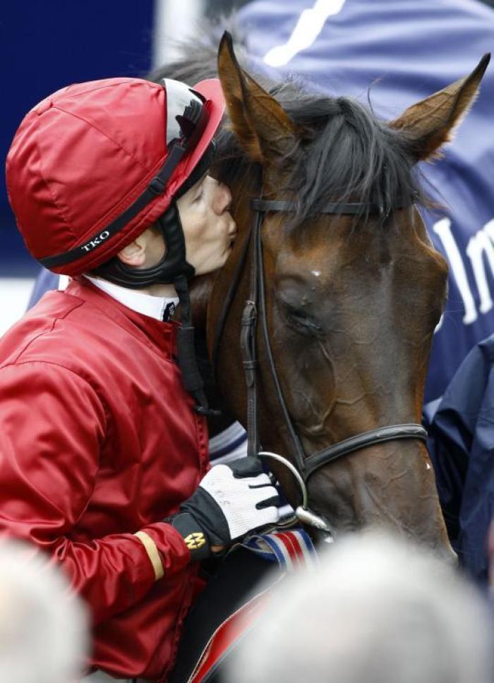 Sariska e Jamie Spencer dopo la vittoria. Foto Stefano Grasso per cavallo2000 Sariska e Jamie Spencer dopo la vittoria. Foto Stefano Grasso per cavallo2000