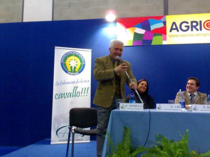 Il presidente della Fitetrec-Ante Alberto Spinelli