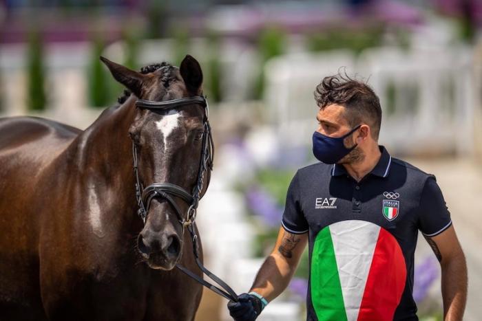 Tokyo 2020: Dressage in campo Francesco Zaza e Wispering Romance