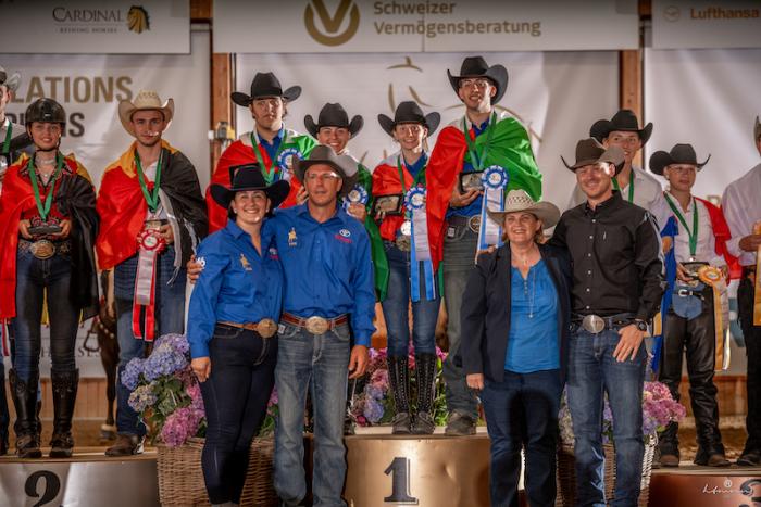Campionati del Mondo Reining: il Team Italia Young Reiners  medaglia d'oro