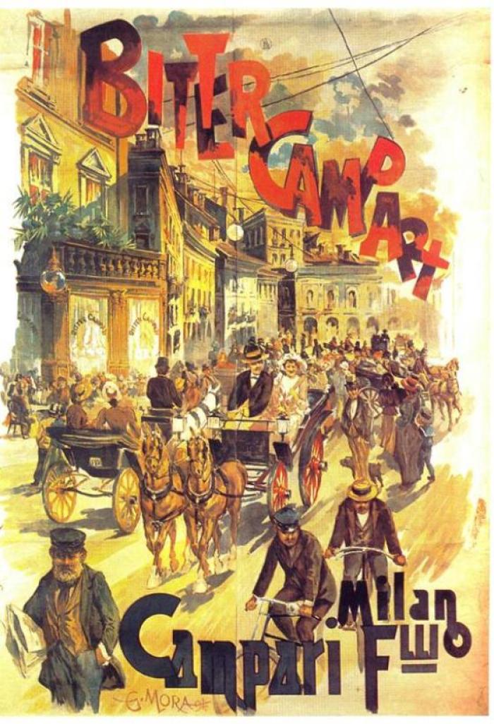 Bitter Campari. 1894. Autor G.Morra