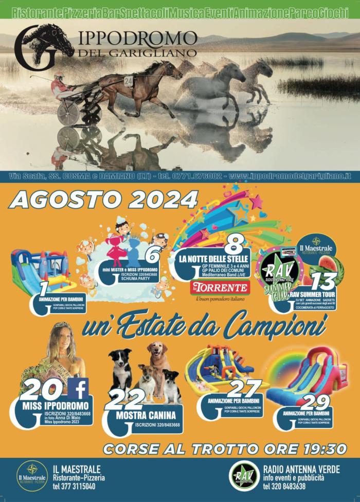 La notte delle stelle al Garigliano, Palio e finali femminili La notte delle stelle al Garigliano, Palio e finali femminili