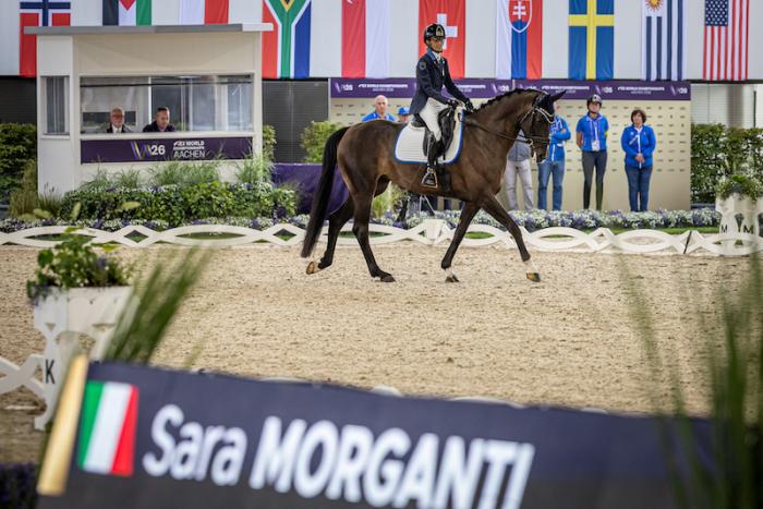Aachen 2026: Paradressage. Sara Morganti e Bond Girl d’argento nel Freestyle 