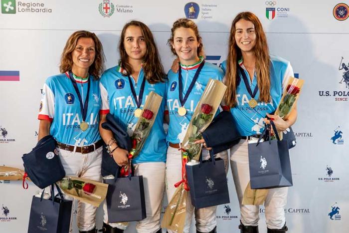 Polo, l'Italia si aggiudica il titolo europeo femminile