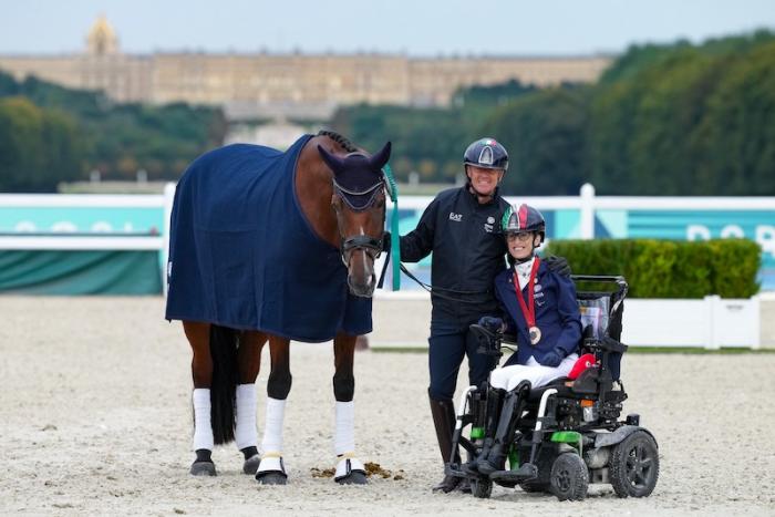 Paralimpiadi: &egrave; bronzo per Sara Morganti e Mariebelle.