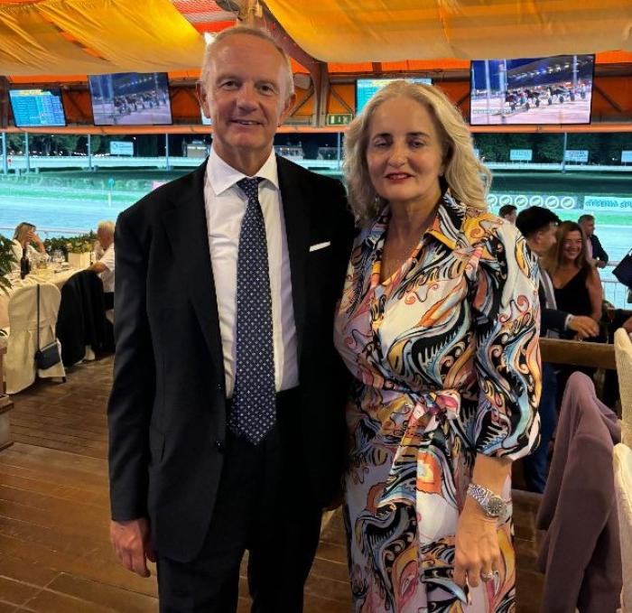 Elio Pautasso  e signora