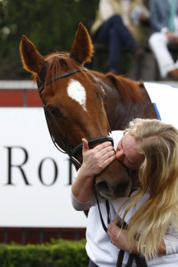 Il \'\'premio\'\' di Eva’s Request. foto Stefano Gasso per cavallo2000 Il \'\'premio\'\' di Eva’s Request. foto Stefano Gasso per cavallo2000