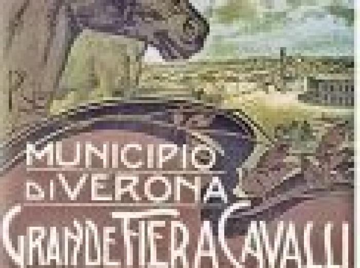 Cartoline storiche di Fieracavalli, per gentile concessione del Museo del Trotto di Ermanno Mori