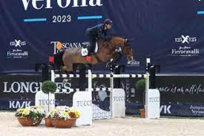 Fieracavalli, De Luca e Violino regalano all'Italia la prima vittoria a 5 stelle Fieracavalli, De Luca e Violino regalano all'Italia la prima vittoria a 5 stelle