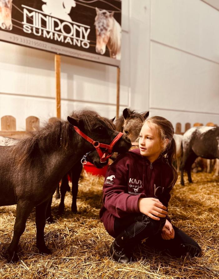 Fieracavalli, uno stand- masseria con 30 mini pony Fieracavalli, uno stand- masseria con 30 mini pony