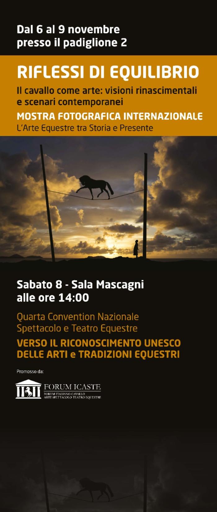 Forum Italiano Cavallo Arte Spettacolo e Teatro Equestre protagonista a Fieracavalli
