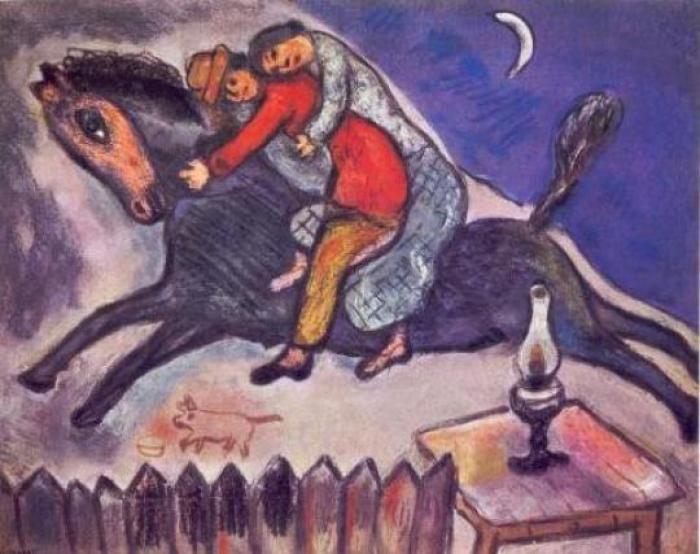 Chagall, gli innammorati