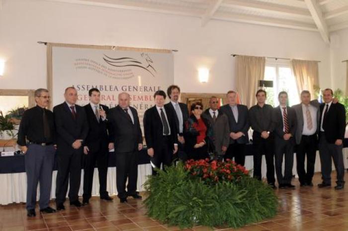 I capi delegazione dei Paesi dell\'Unione Ippica delI capi delegazione dei Paesi dell\'Unione Ippica del mediterraneo
