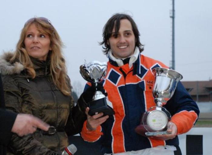 Riccardo Monti in premiazione
