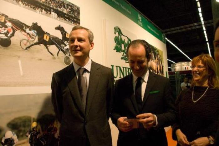 Il ministro Luca Zaia allo stand dell\'Unire insieme al collega francese Bruno Le Maire