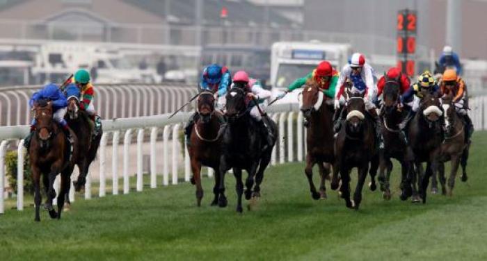 L\'arrivo di Lanfranco Dettori  e Mastery nella  Hong Kong Vase. Foto Stefano Grasso per cavallo2000