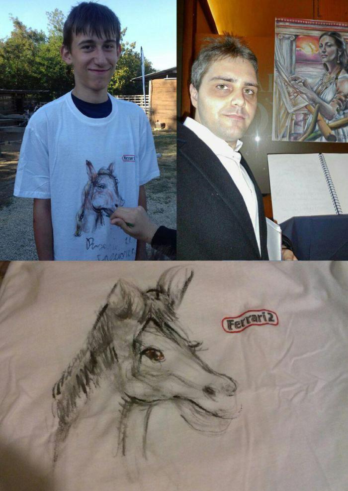 Rosario Scaccianoce: il suo pennello per Horse Painting