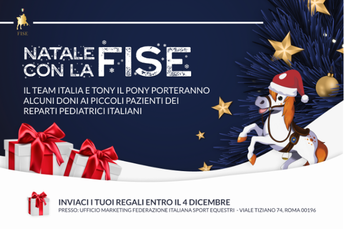 Tony  il pony visita gli ospedali insieme agli atleti Fise