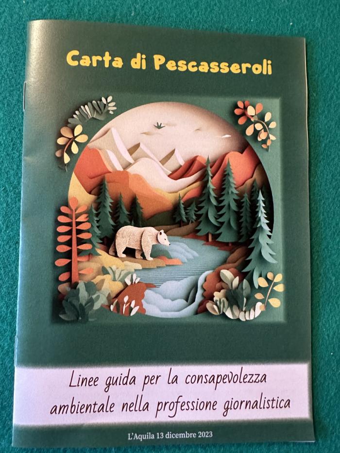 Carta Pescasseroli:  comunicazione giornalistica legata a natura e ambiente