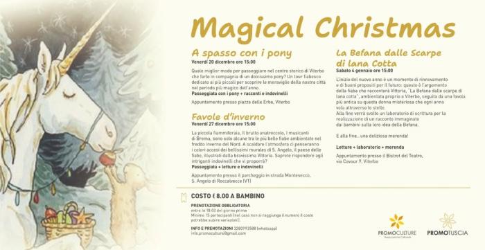 Viterbo, tante iniziative per un Natale di Magia Viterbo, tante iniziative per un Natale di Magia